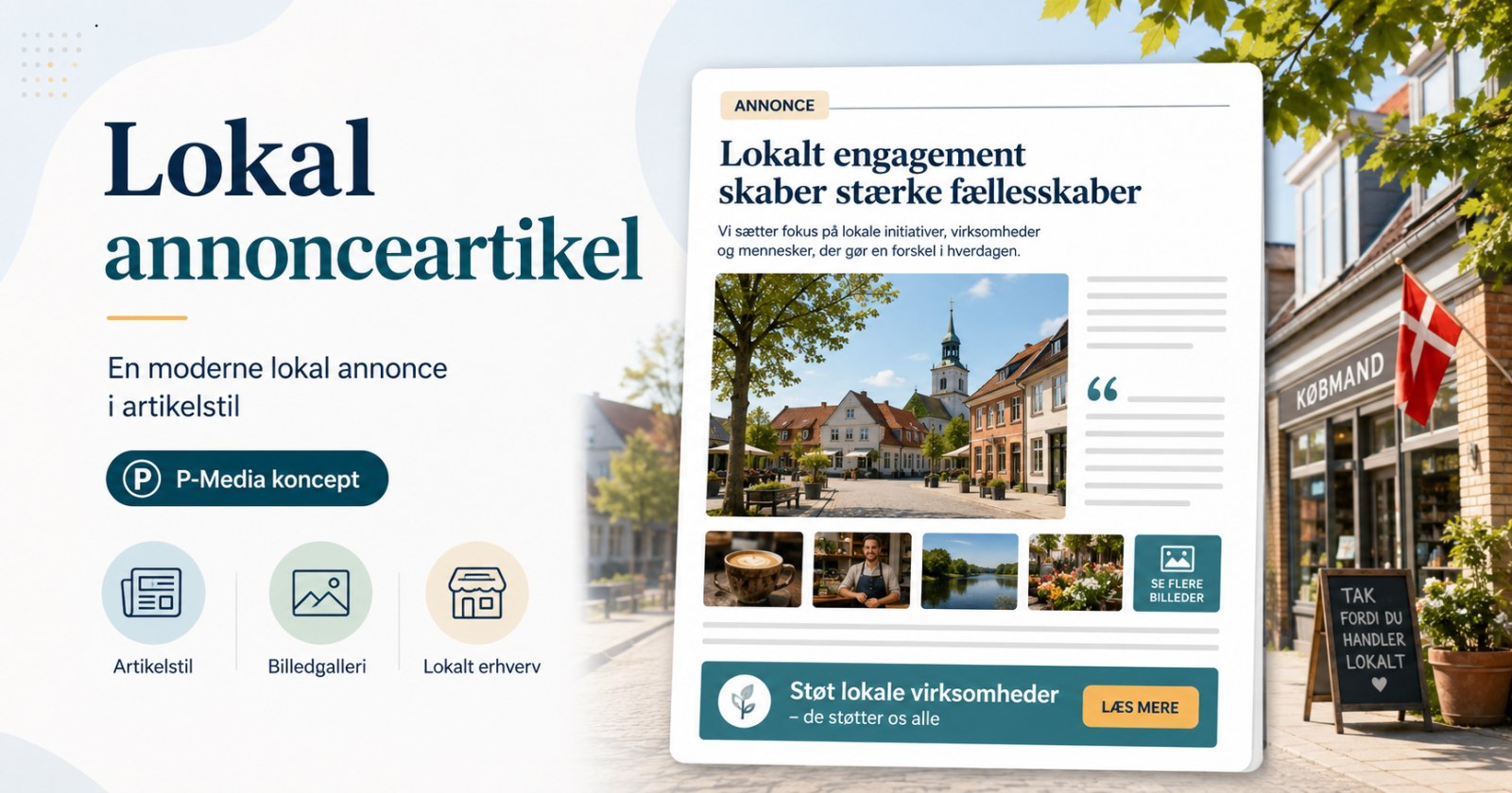 Lokal annoncering på P-Media.dk
