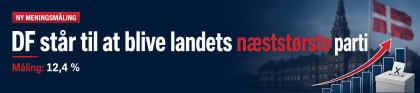 DF står til at blive landets næststørste parti2
