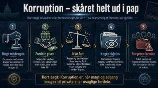 Korruption – skåret helt ud i pap