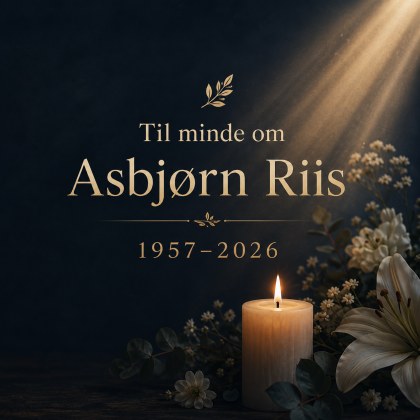 Hvil i fred, Asbjørn Riis – 1957–2026